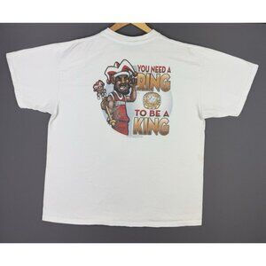 Vintage Y2K Big Dogs You Need A Ring To Be A King Lebron Parody Fun Art Joke